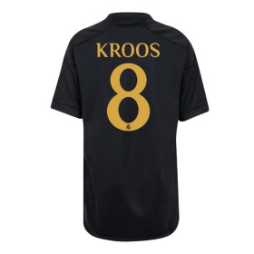 Real Madrid Kroos 8 Matchtröjor Barn Tredje Fotbollströja 2023-24